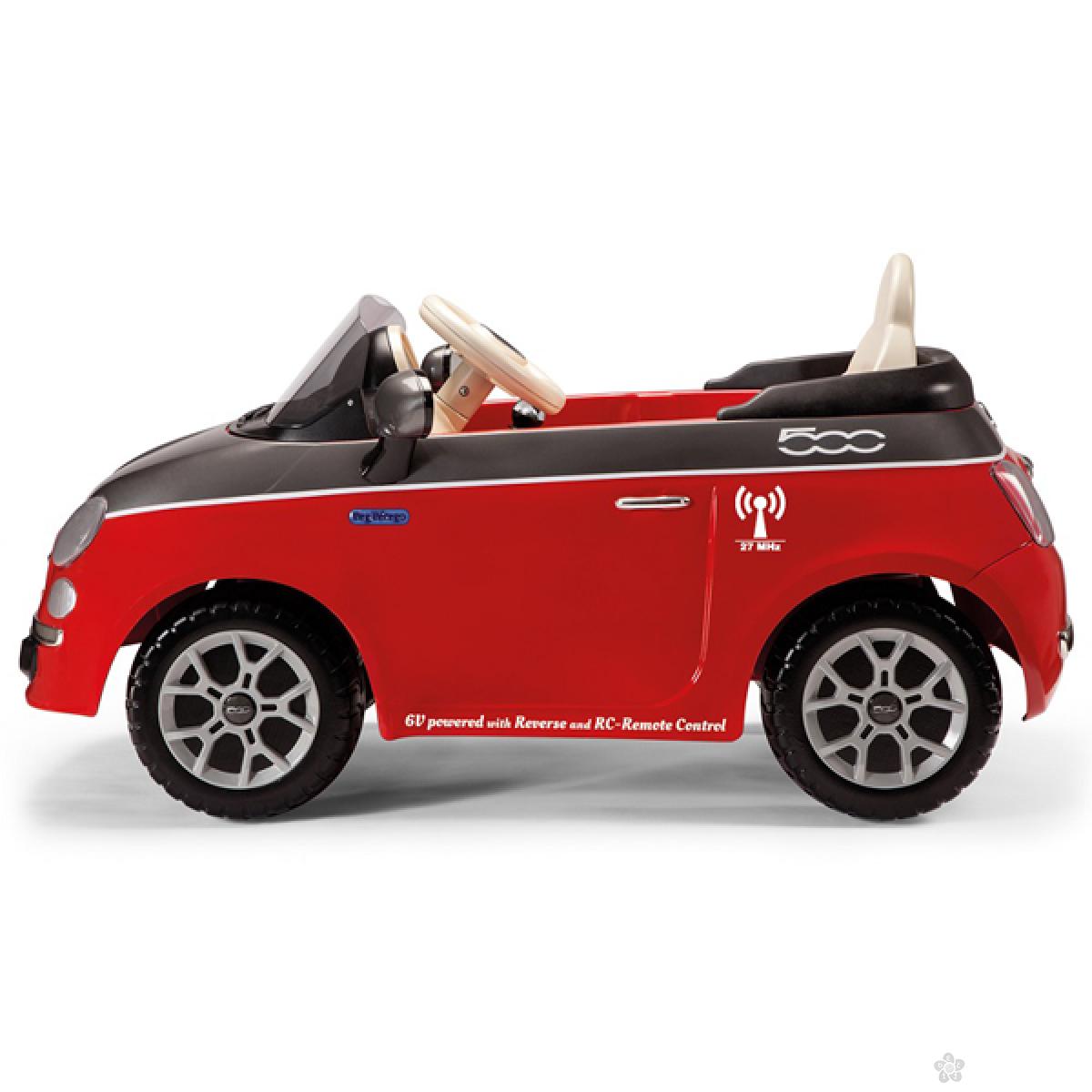 Fiat 500 6v sa Daljinskim Upravljačem Rosa/Grigia IGED1163