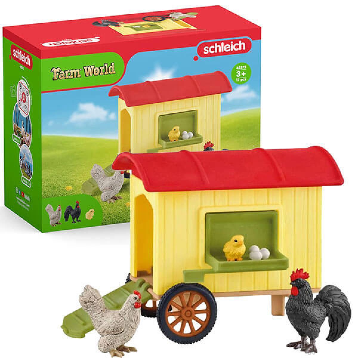 Pokretni kokošinjac 42572 