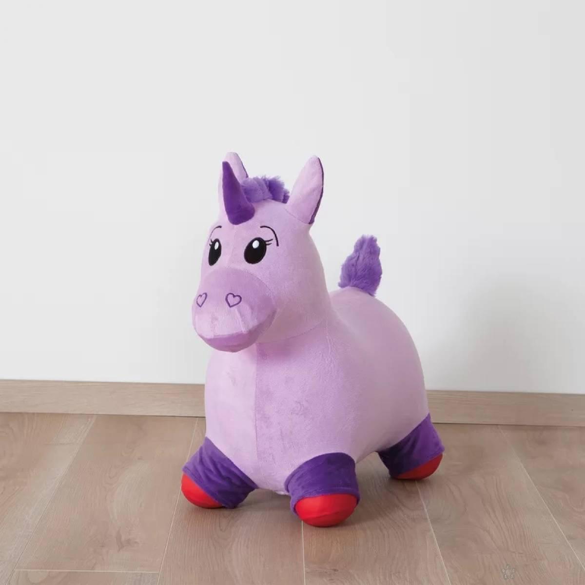 Poni za skakanje sa plisanom navlakom 59048 