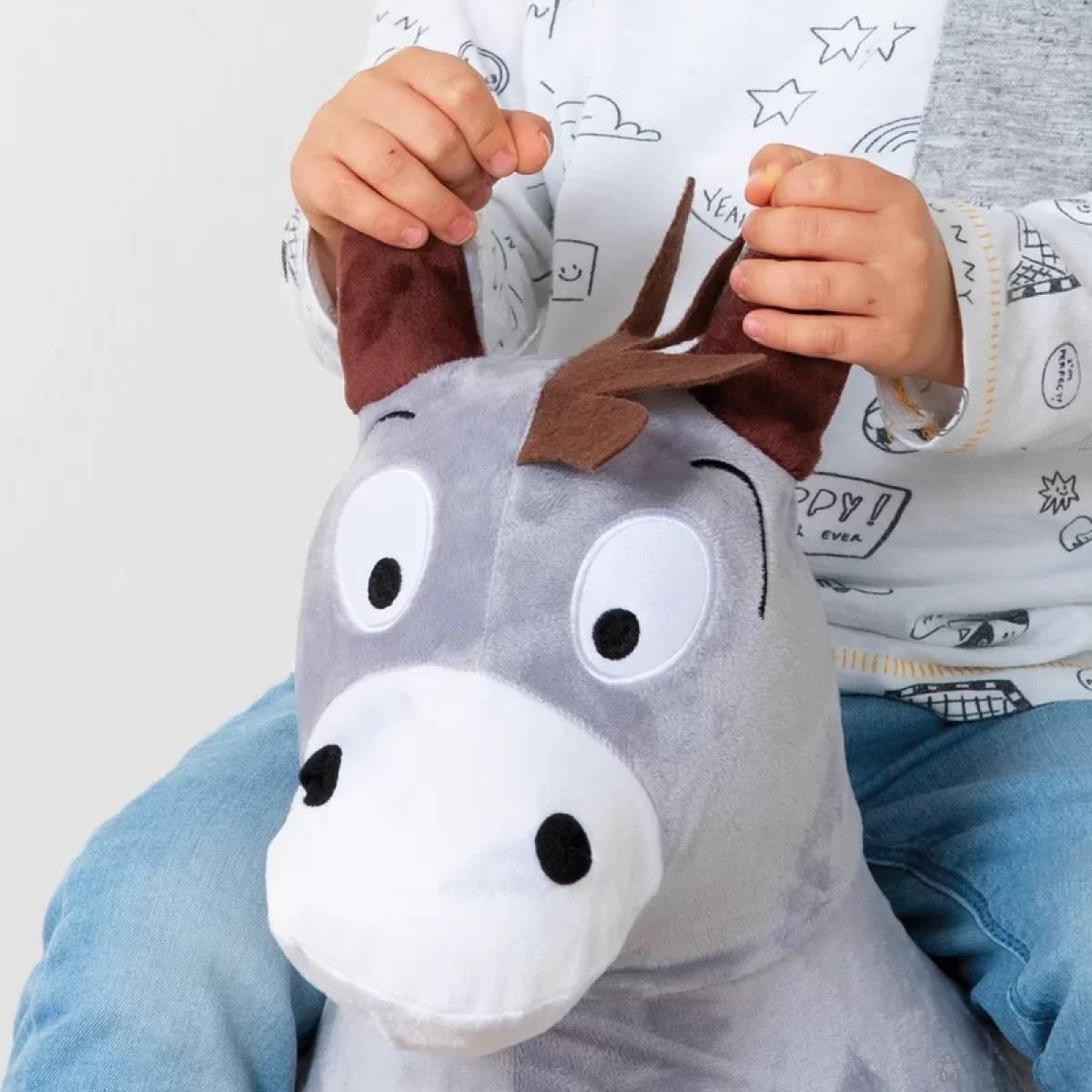 Poni za skakanje sa plisanom navlakom 59048 