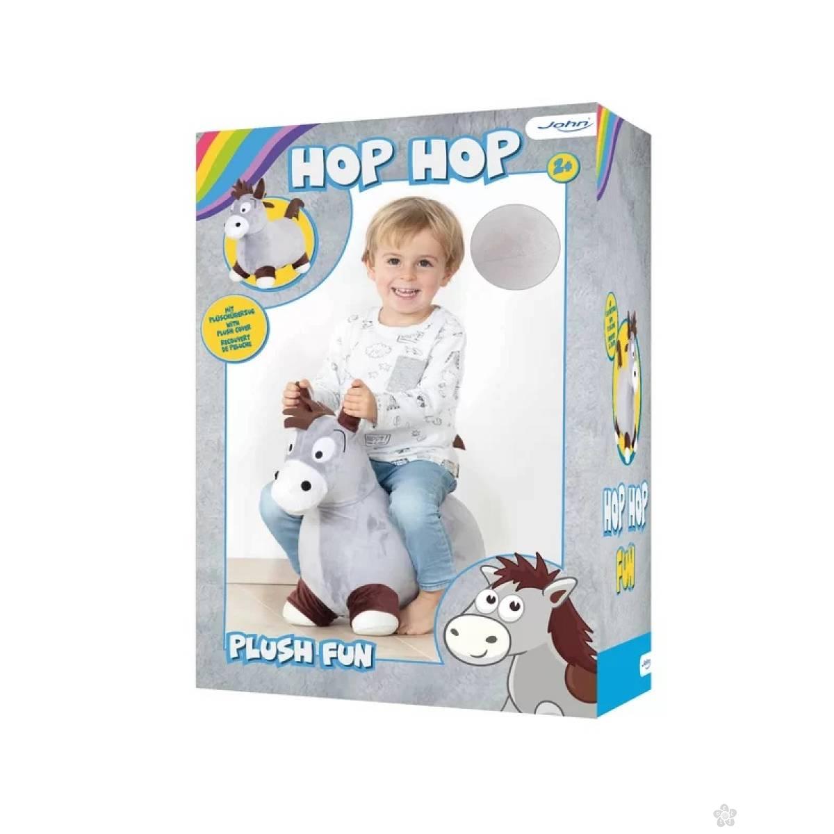 Poni za skakanje sa plisanom navlakom 59048 