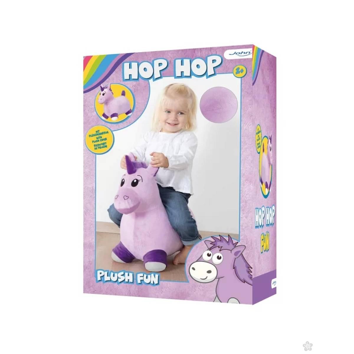 Poni za skakanje sa plisanom navlakom 59048 