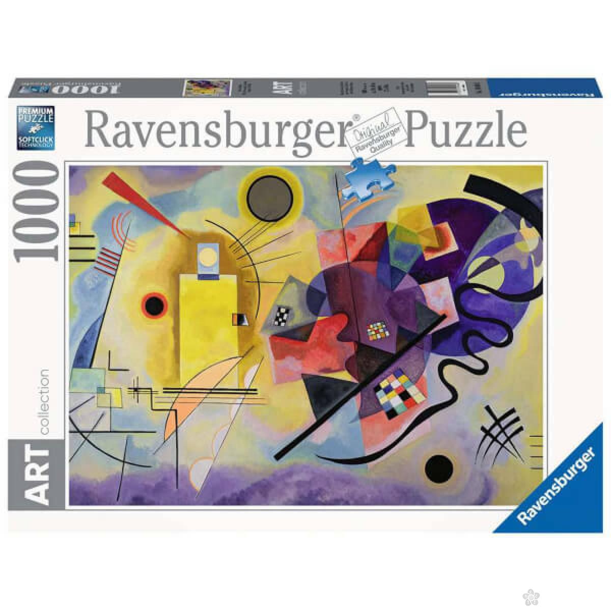 Puzzla Kandinsky, Wassily:Yellow, Red, Blue RA12000023 