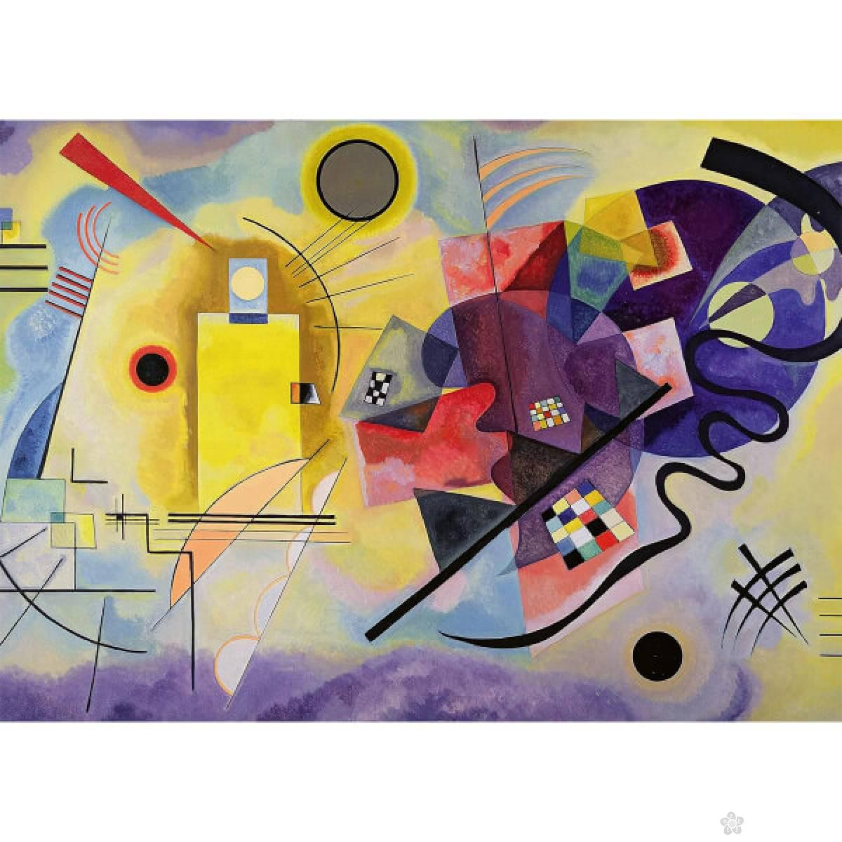 Puzzla Kandinsky, Wassily:Yellow, Red, Blue RA12000023 