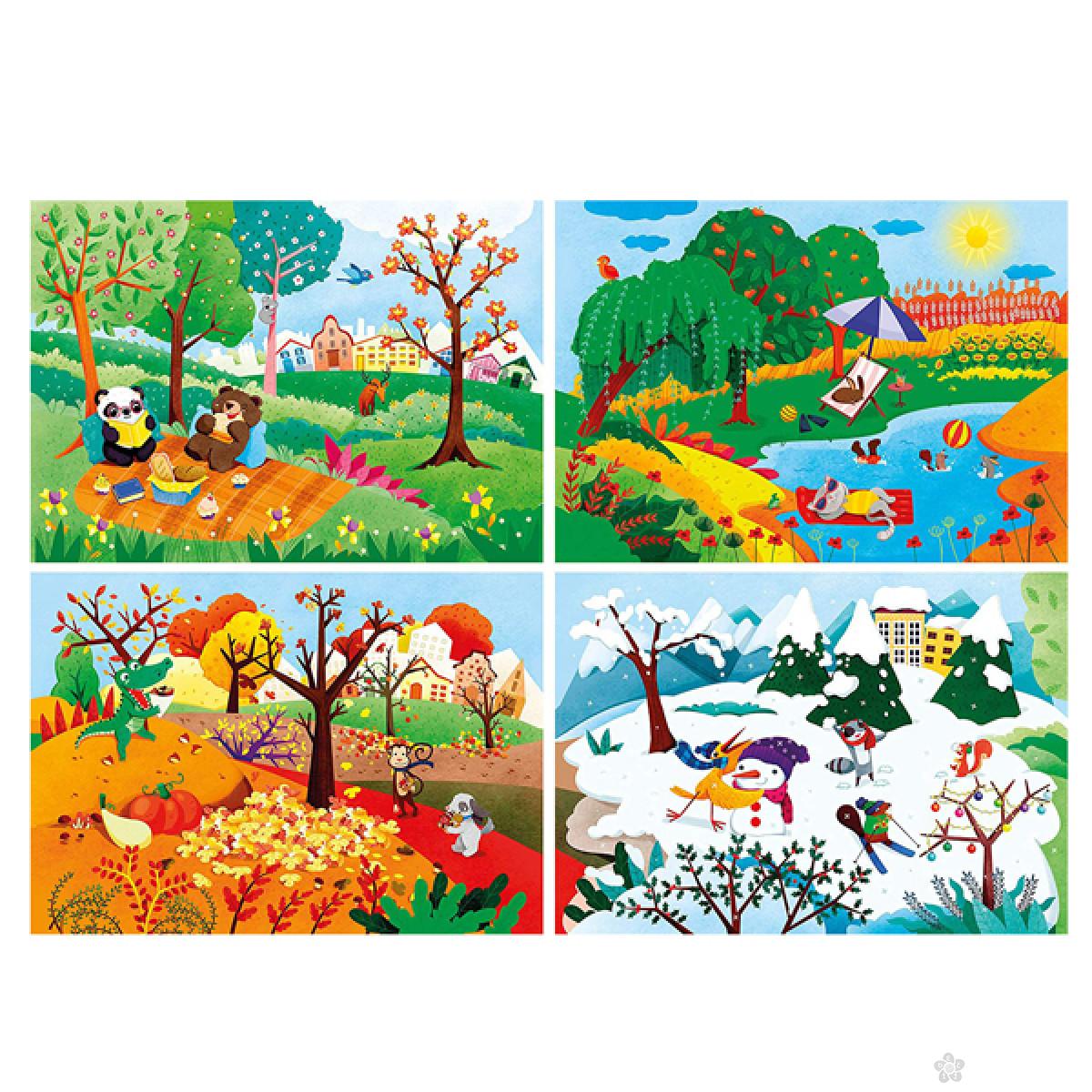 Puzzla 20+60+100+180 Four seasons CL21408 