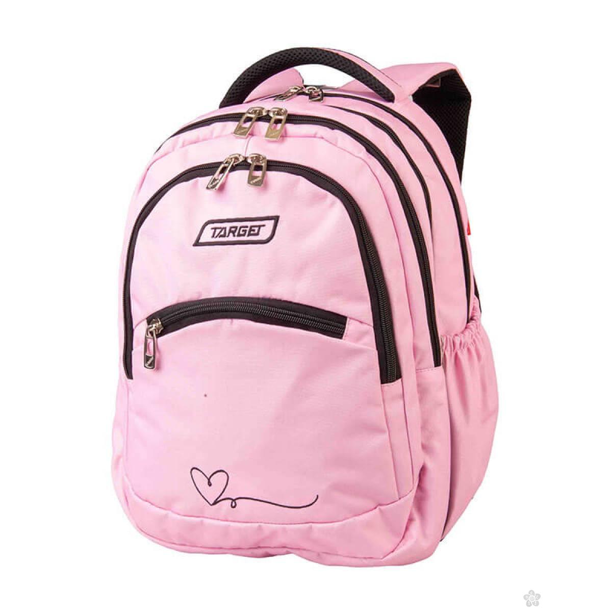 Ranac 2 u 1 Curved Pink Heart 29804 