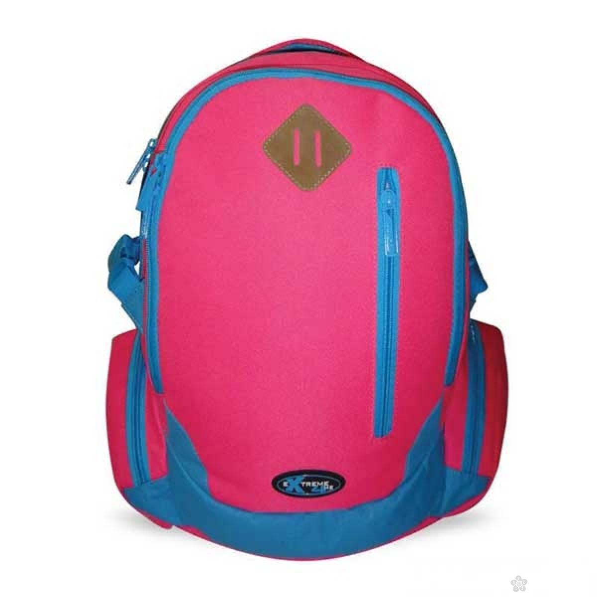 Ranac za školu Extreme4me pink-blue 71351 