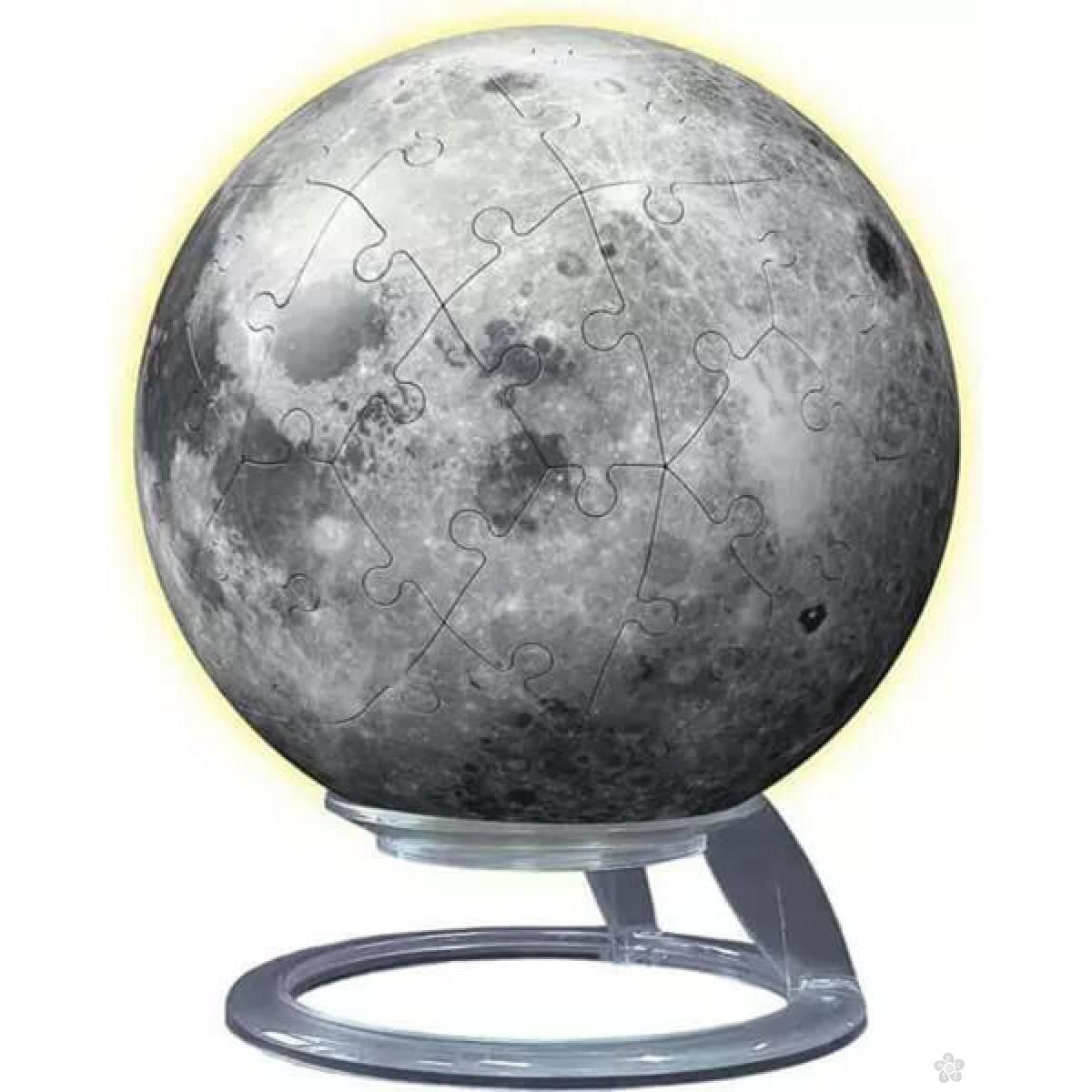 Ravensburger 3D puzzle Glow in the Dark Mesec RA11586 