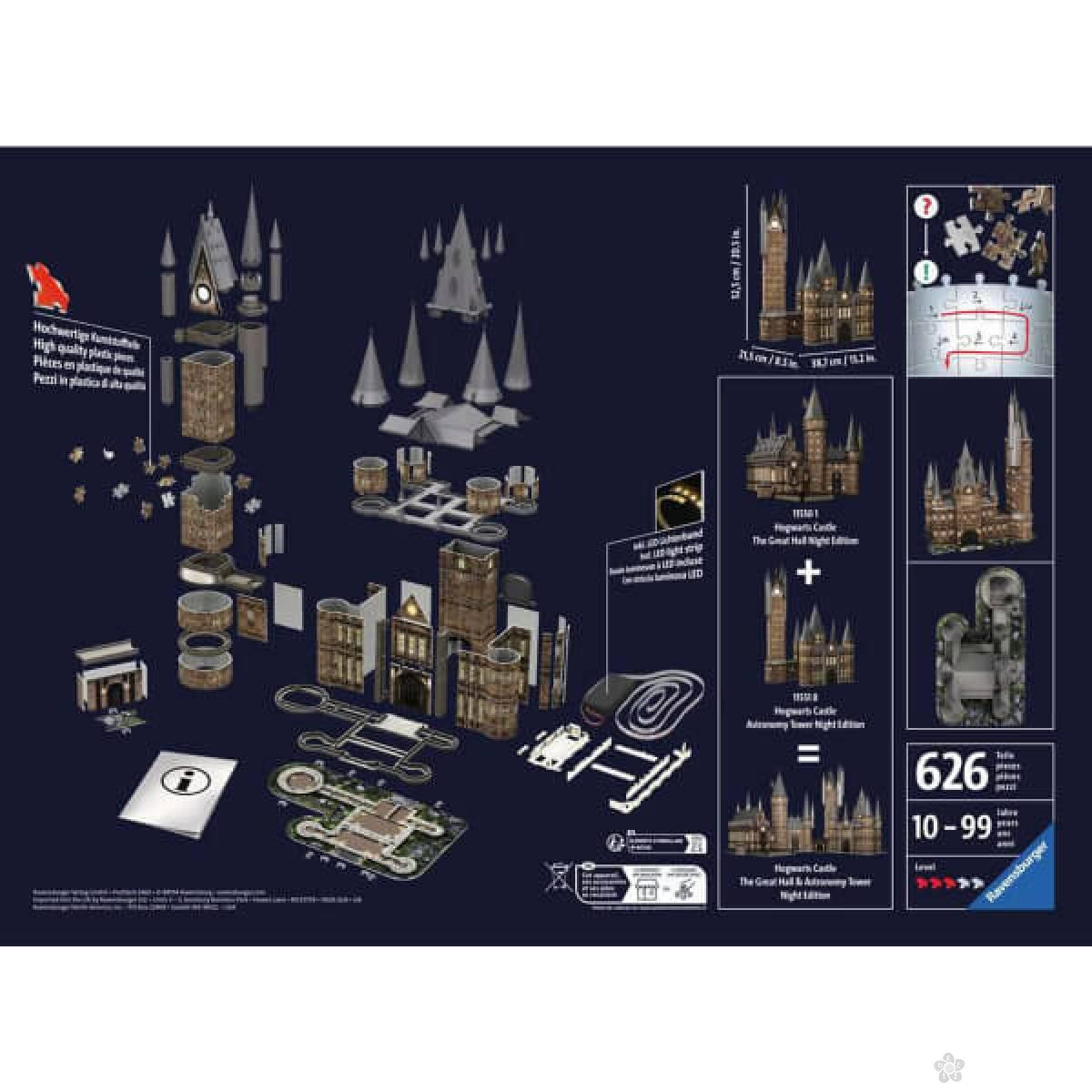 Ravensburger 3D puzzle Harry Potter Hogwarts Castle RA11551 