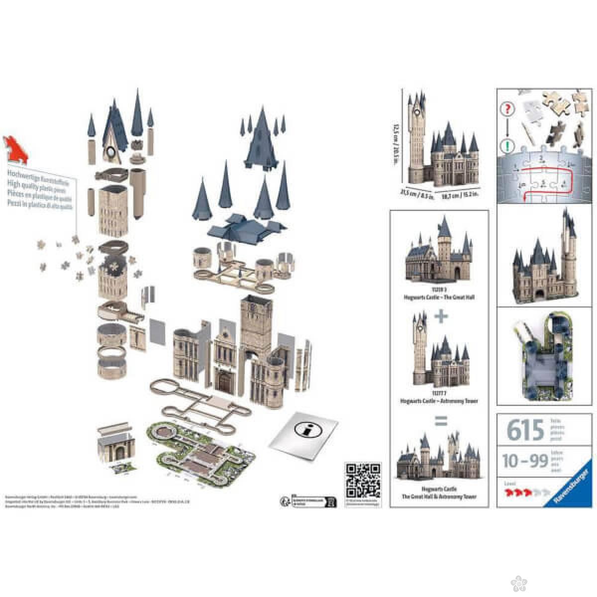 Ravensburger 3D puzzle Hoqwarts castle RA11277 