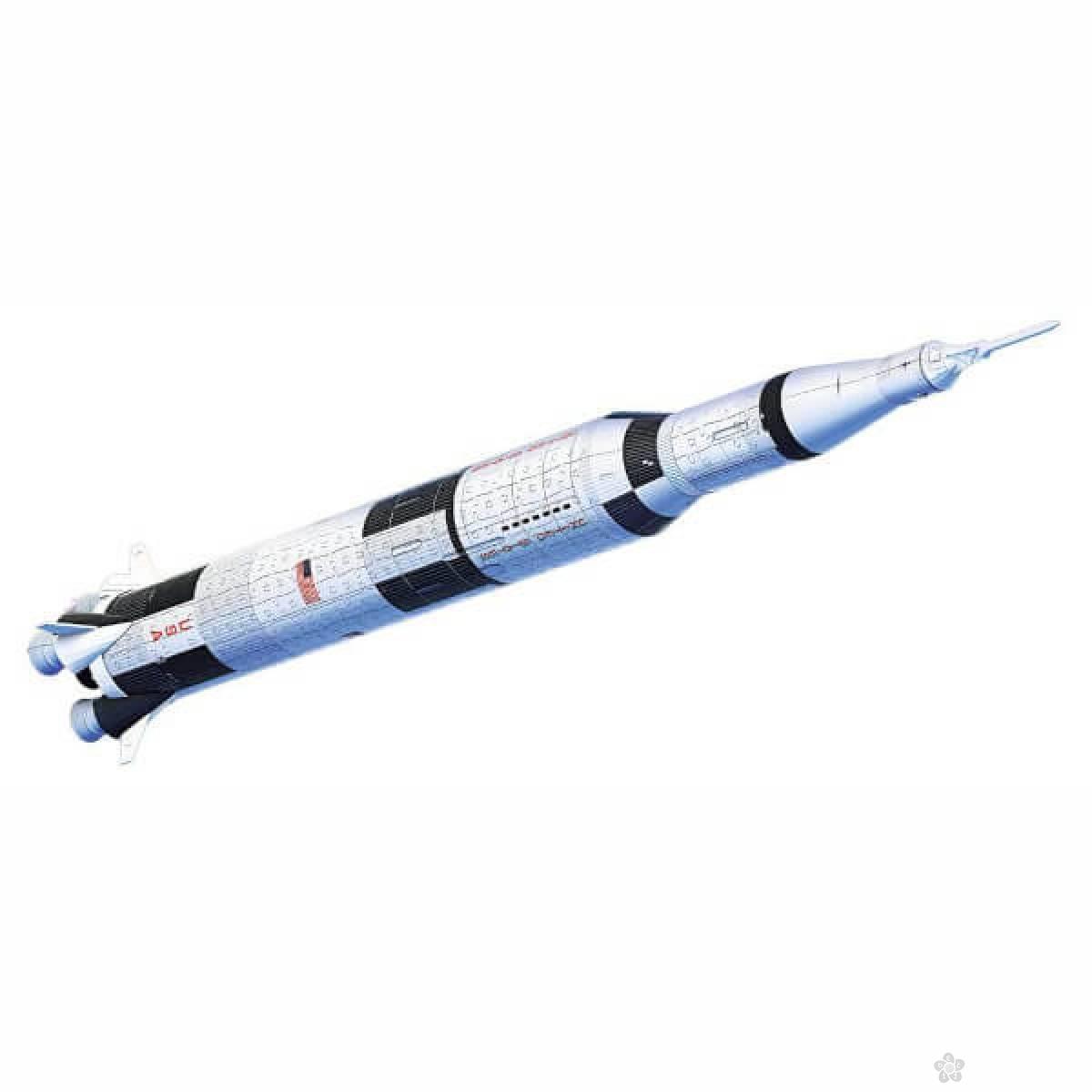 Ravensburger 3D puzzle Model rakete Apolo Saturn V, RA11545 