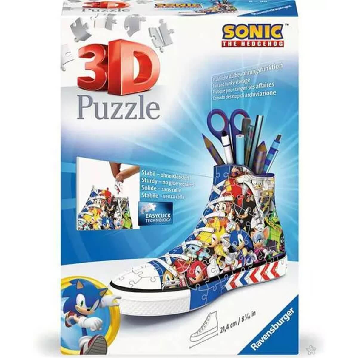Ravensburger 3D puzzle Sonic patika RA11593 