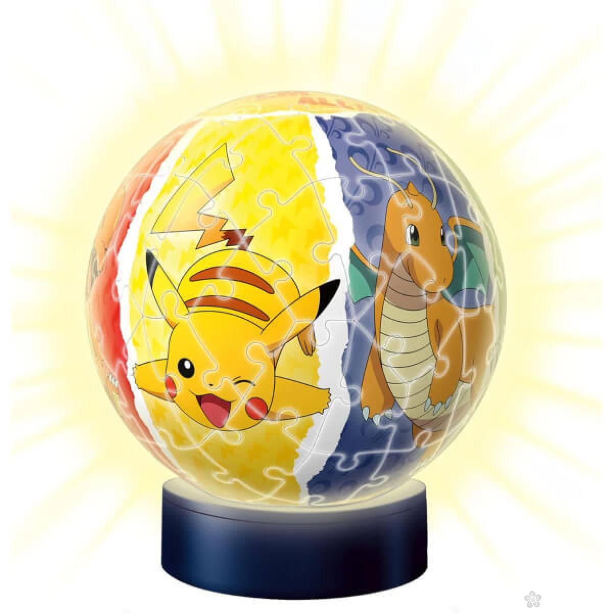 Ravensburger 3D puzzle Pokemoni sa LED svetlom RA11547 