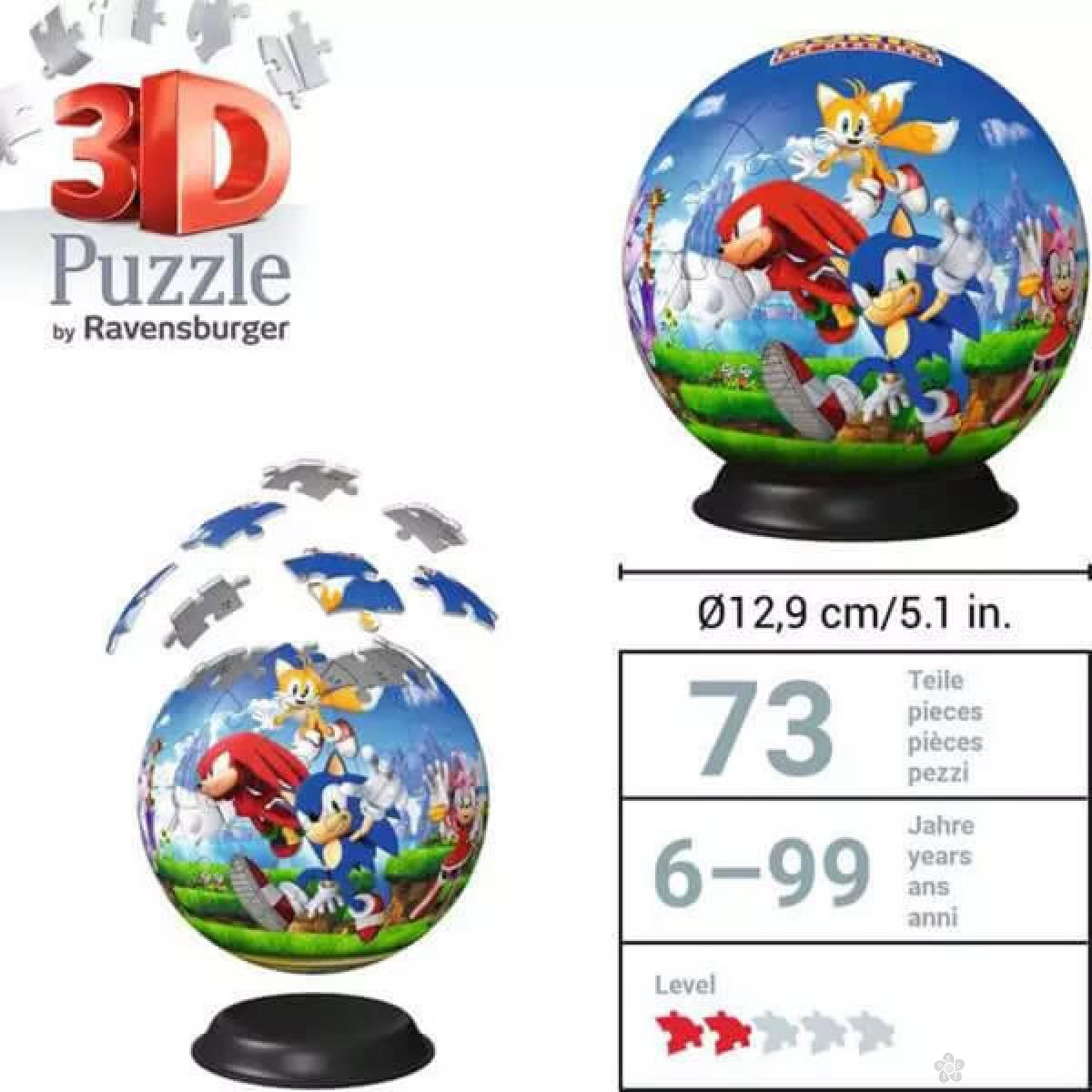 Ravensburger 3D puzzle Sonic RA11592 