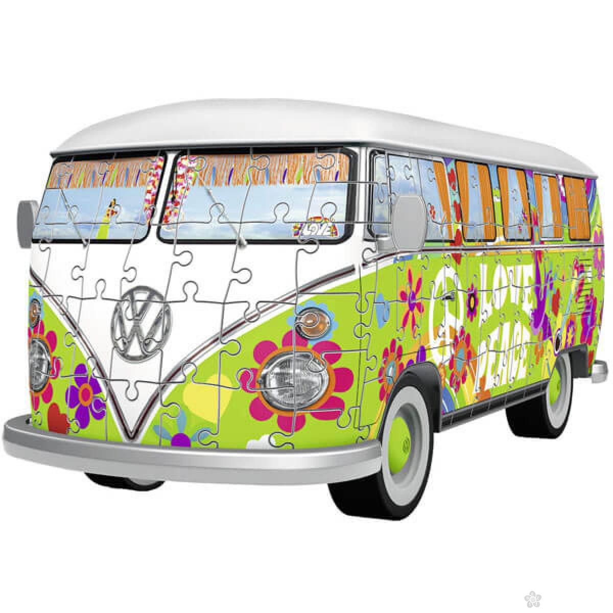 Ravensburger 3D puzzle Volkswagen kombi hipi stil RA12532