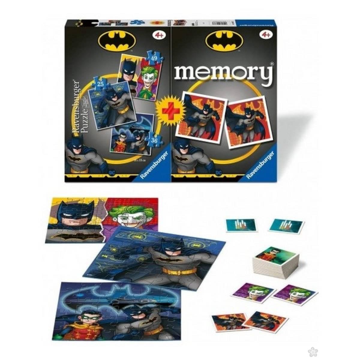 Ravensburger drustvena igra - Batman puzzla + memorija 
