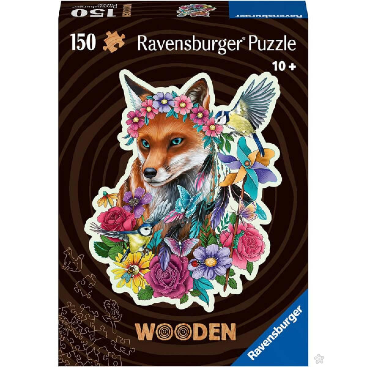 Ravensburger drvene puzzle Lisice RA17512 