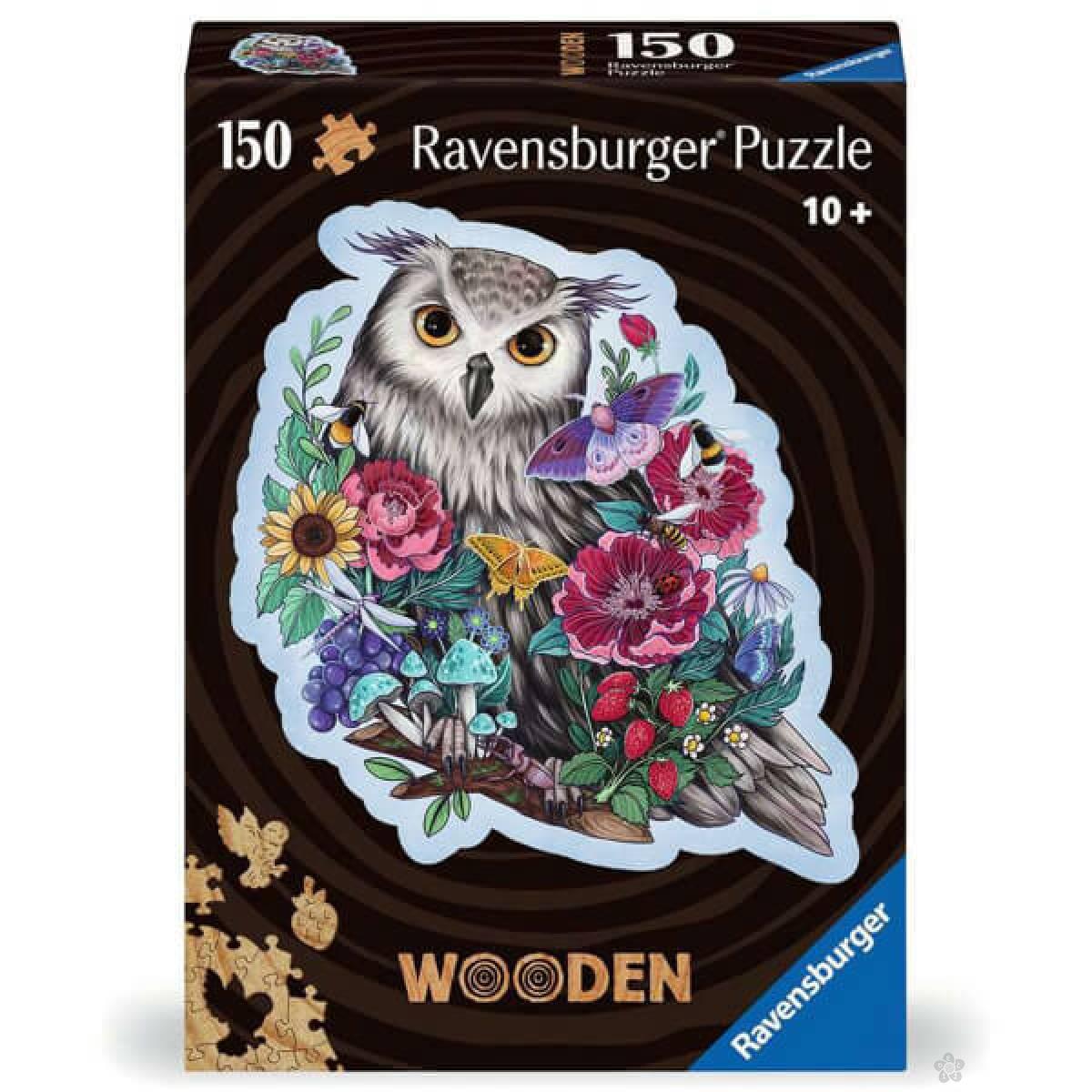 Ravensburger drvene puzzle Sova RA1751 