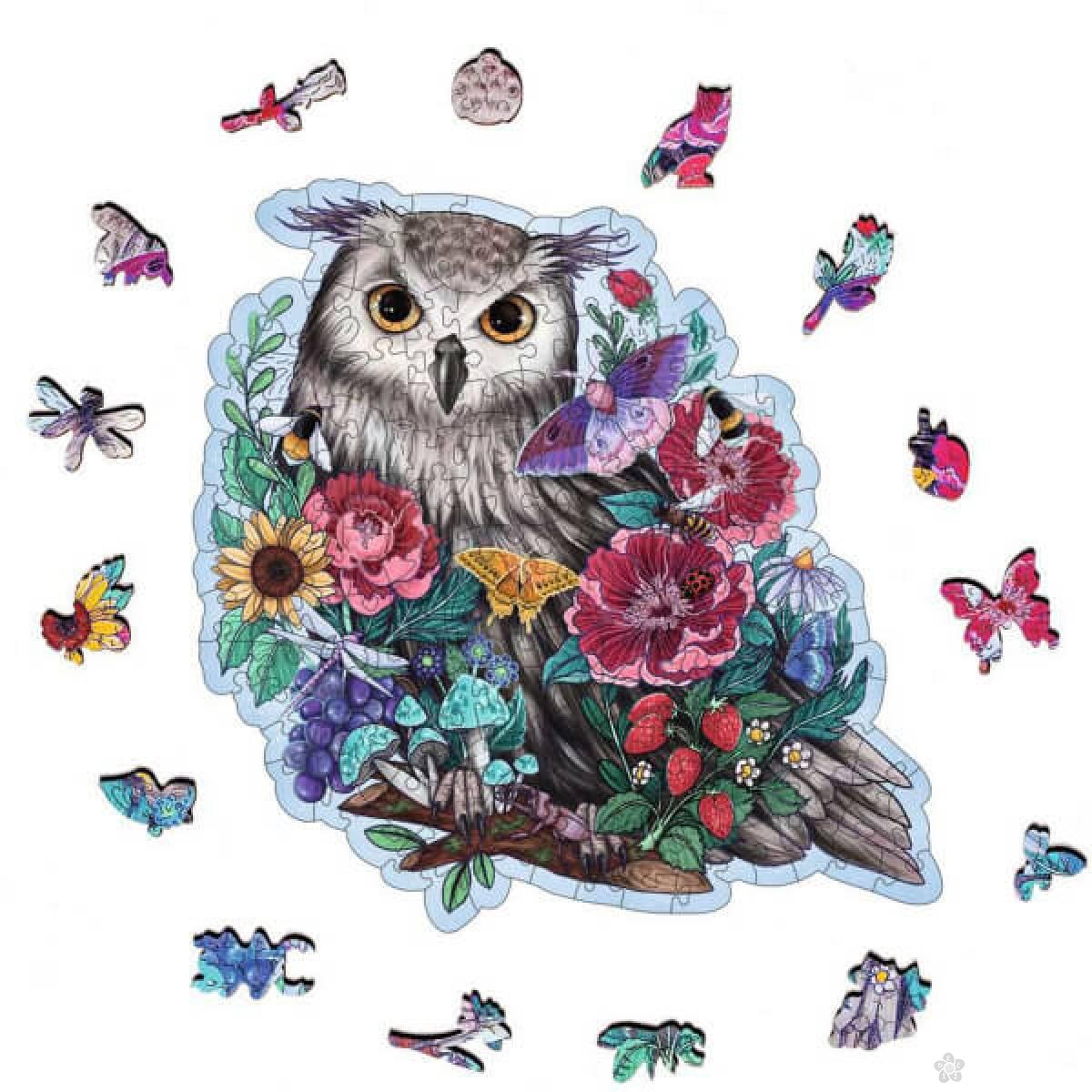 Ravensburger drvene puzzle Sova RA1751 