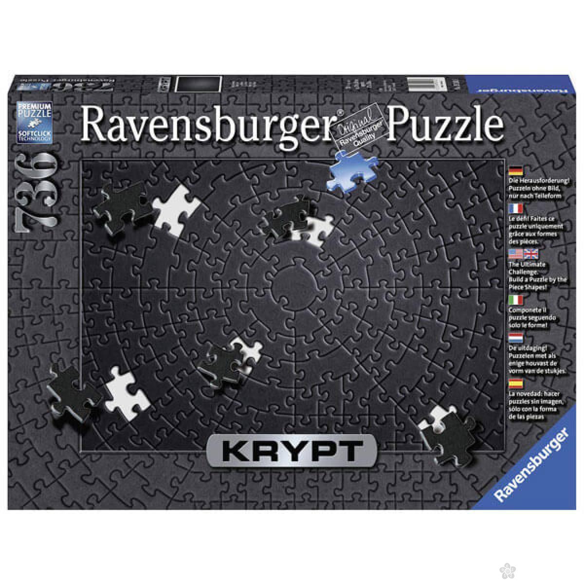 Ravensburger puzzla KRYPT crni RA12000054 