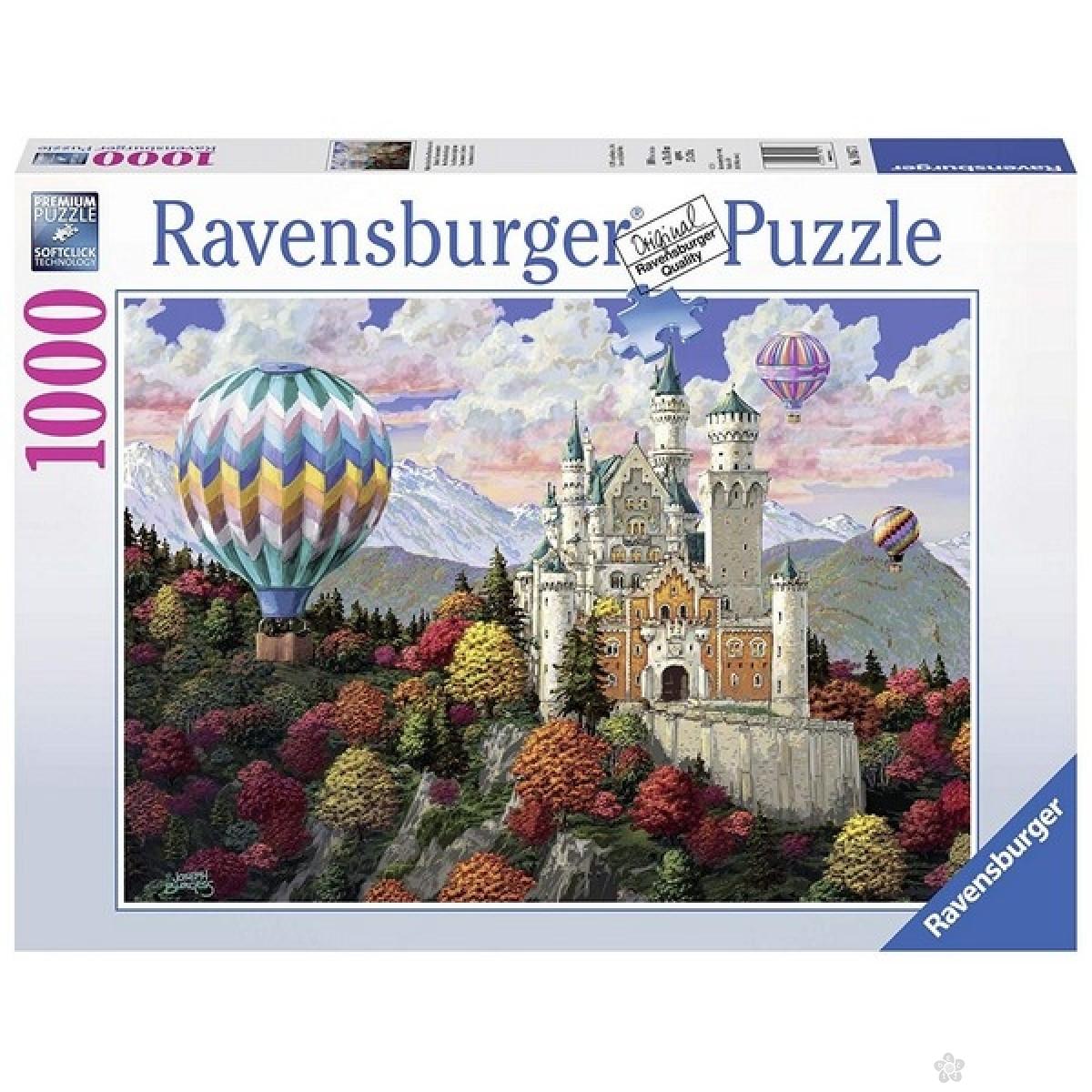 Ravensburger puzzle (slagalice) -Pogled na Nojsvanstajn zamak 