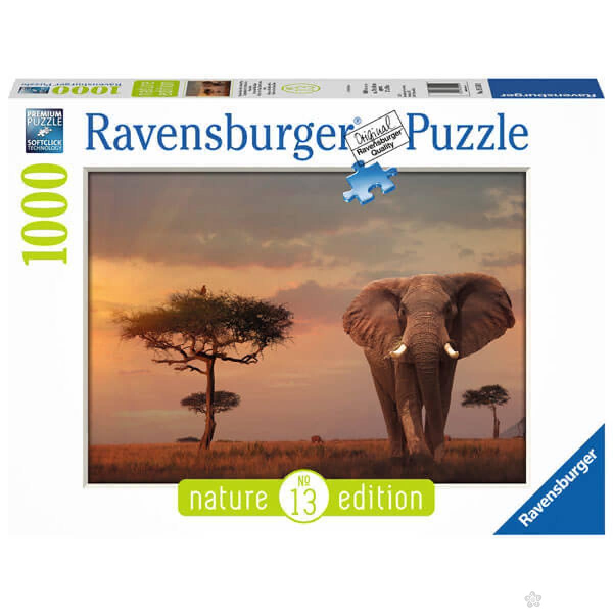 Ravensburger puzzla Slon RA15159 