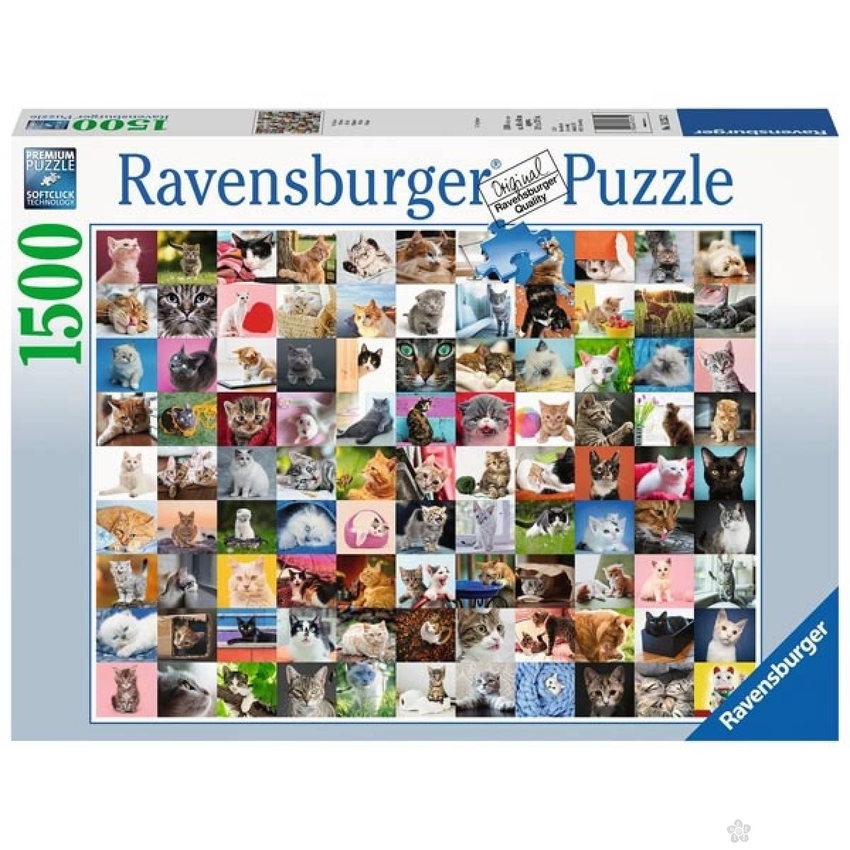 Ravensburger puzzle 99 mačaka RA16235 