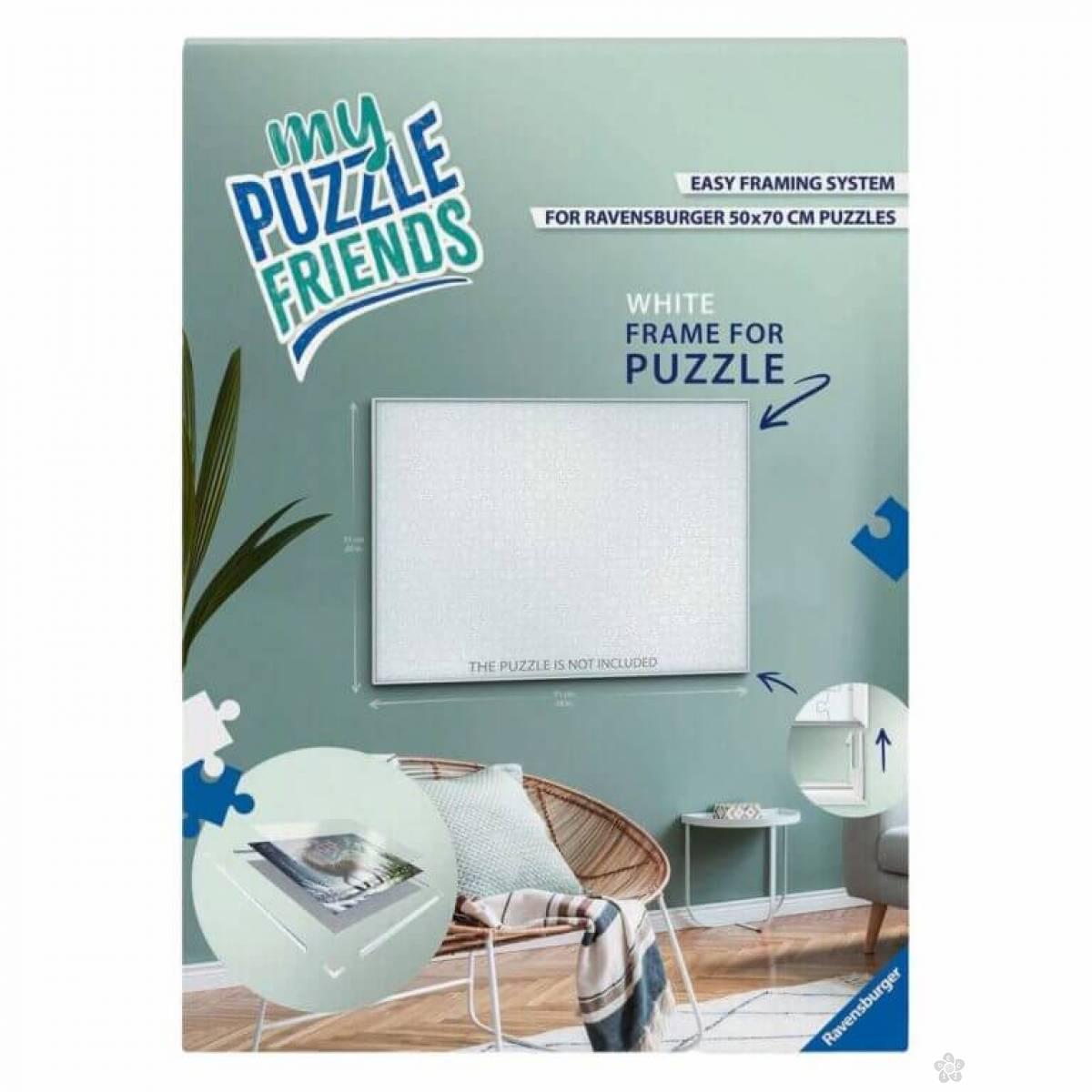 Ravensburger puzzle  Beli okvir X RA12001248 