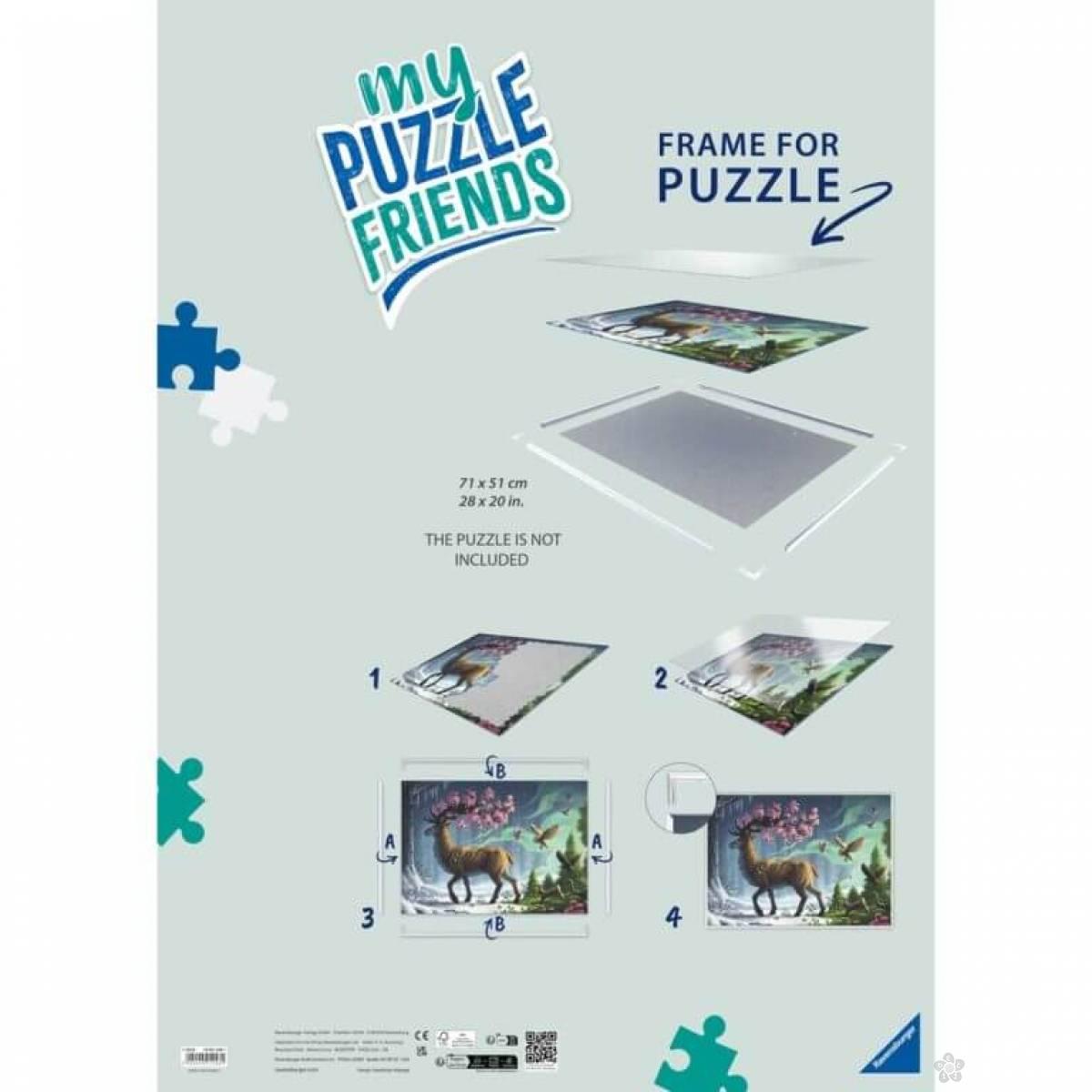 Ravensburger puzzle  Beli okvir X RA12001248 