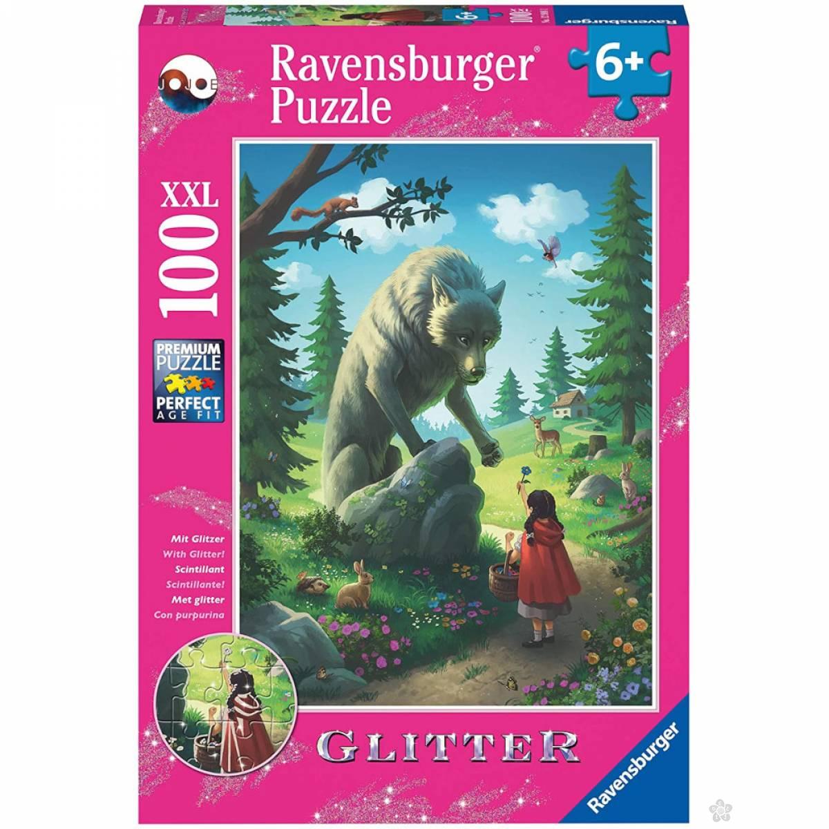 Ravensburger puzzle Crvenkapa i vuk RA12988 