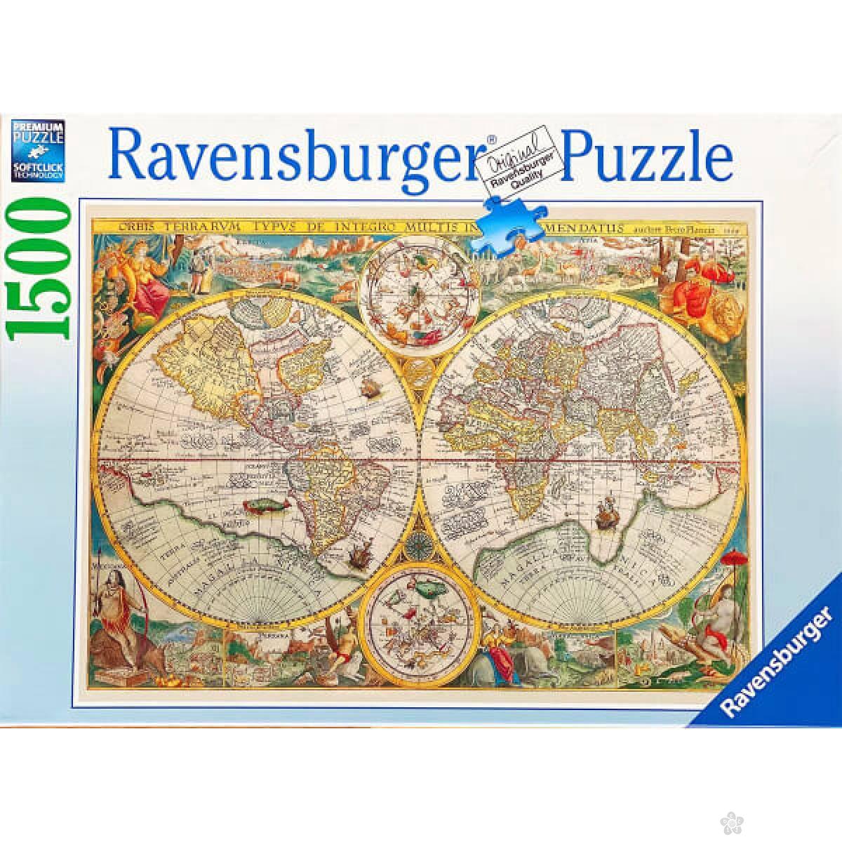 Ravensburger puzzle Historical World Map RA12000716 
