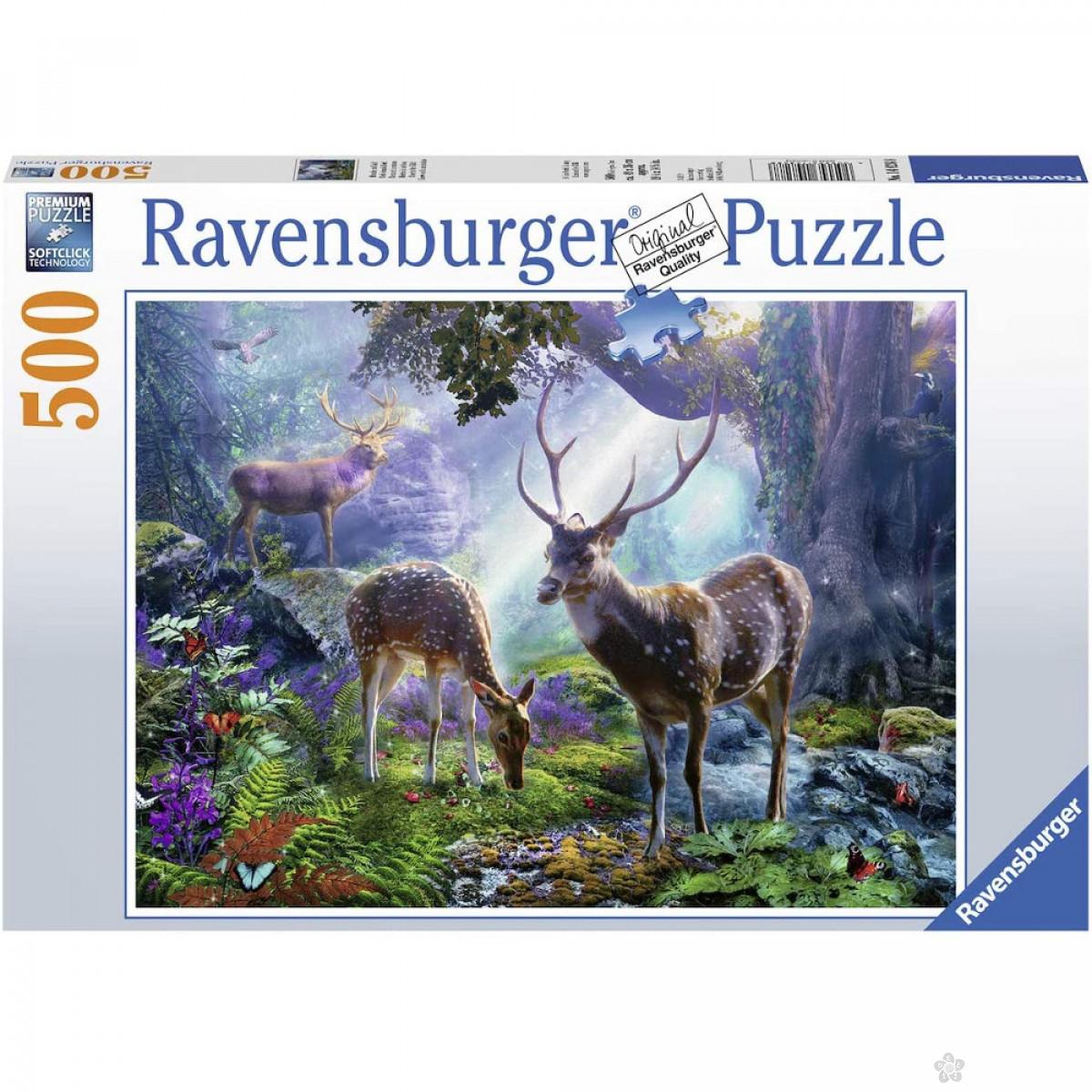 Ravensburger puzzle jeleni u divljini RA14828 