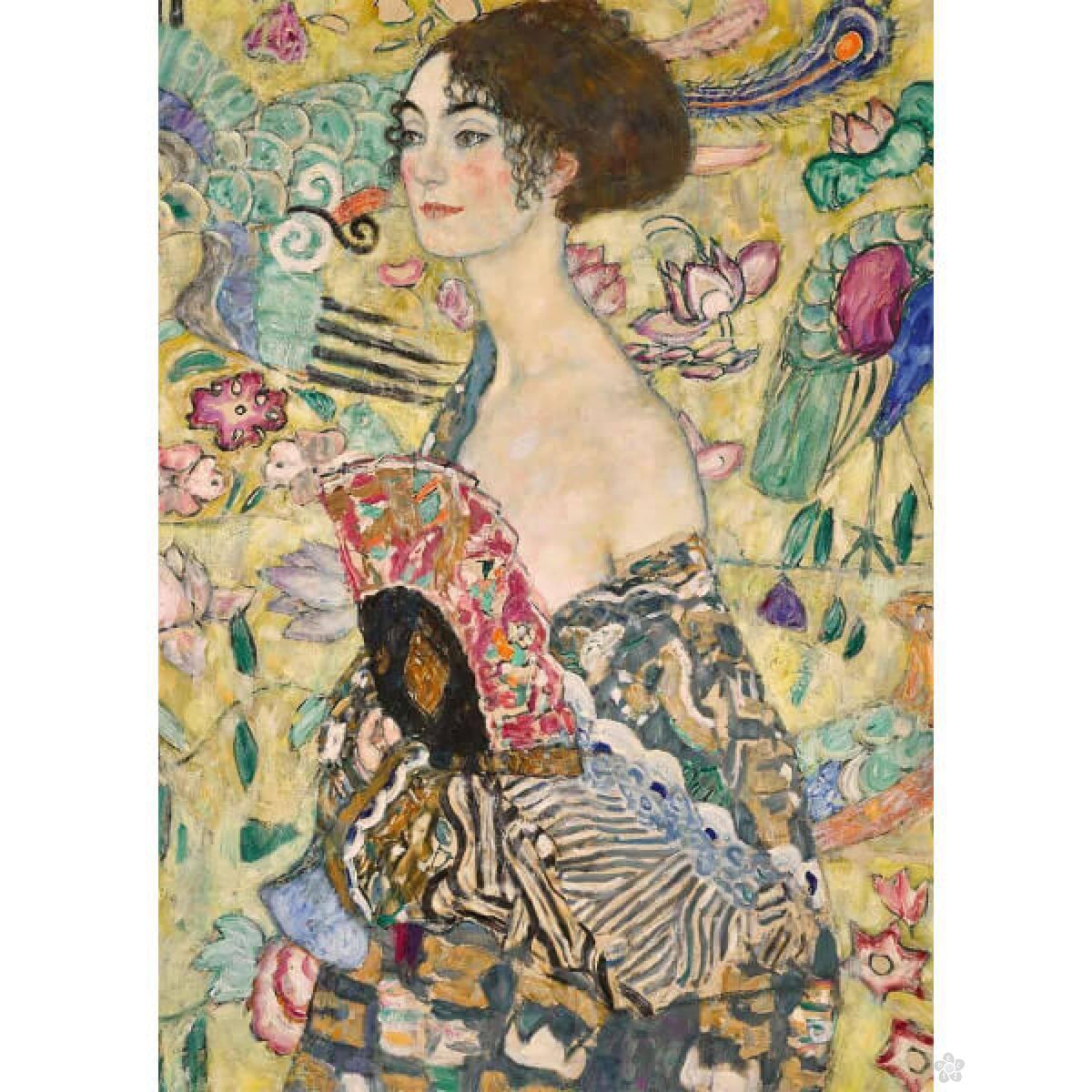 Ravensburger puzzle Klimt: Dama sa lepezom RA12001132 