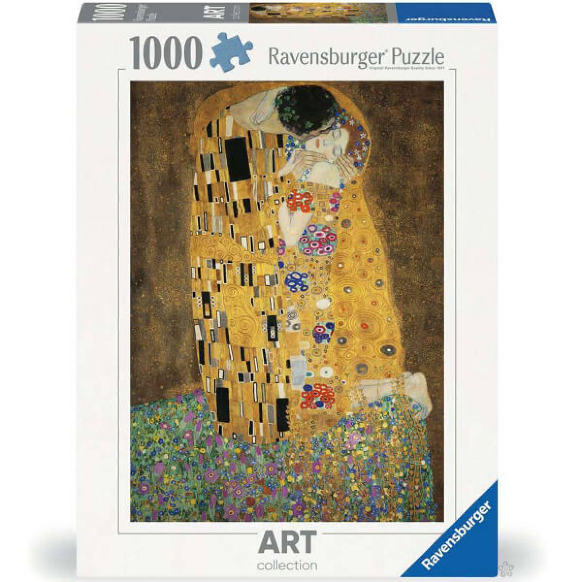 Ravensburger puzzle (slagalice) - Klimt: Poljubac RA15743 