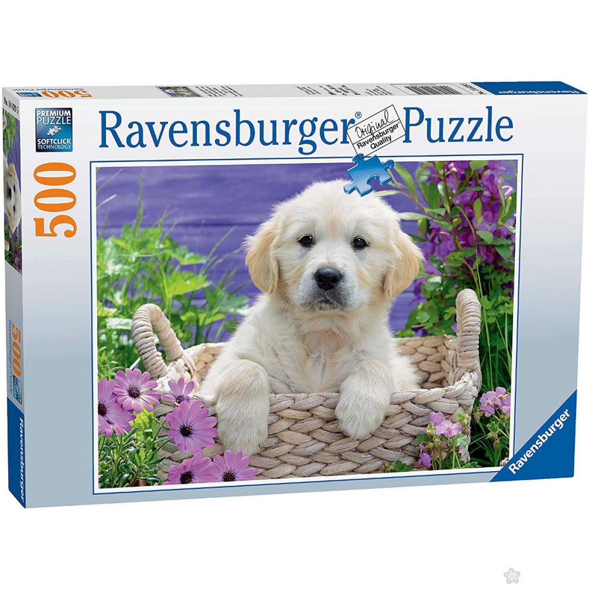 Ravensburger puzzle Kuče u korpi RA14829 