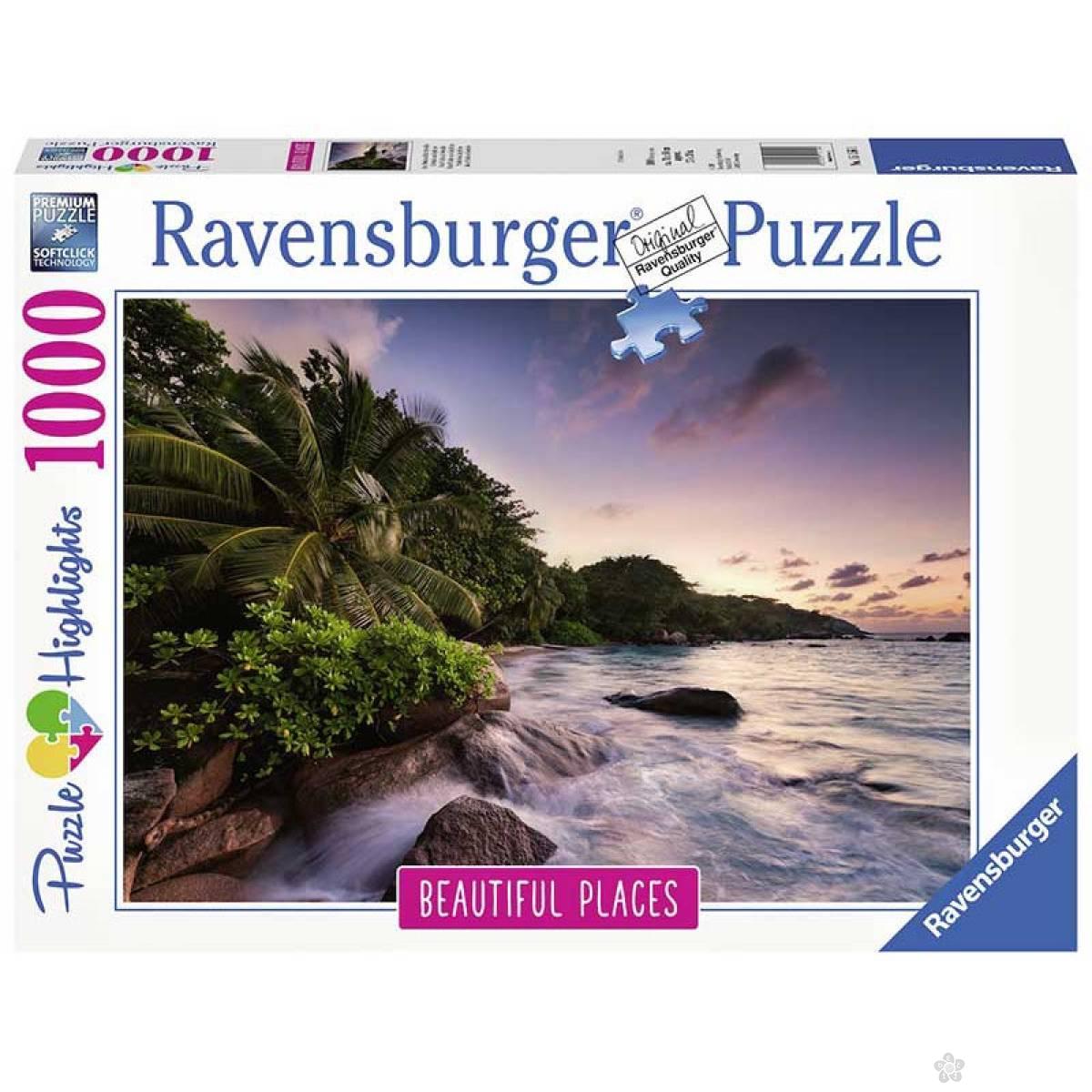 Ravensburger puzzle Sejšeli RA15156 