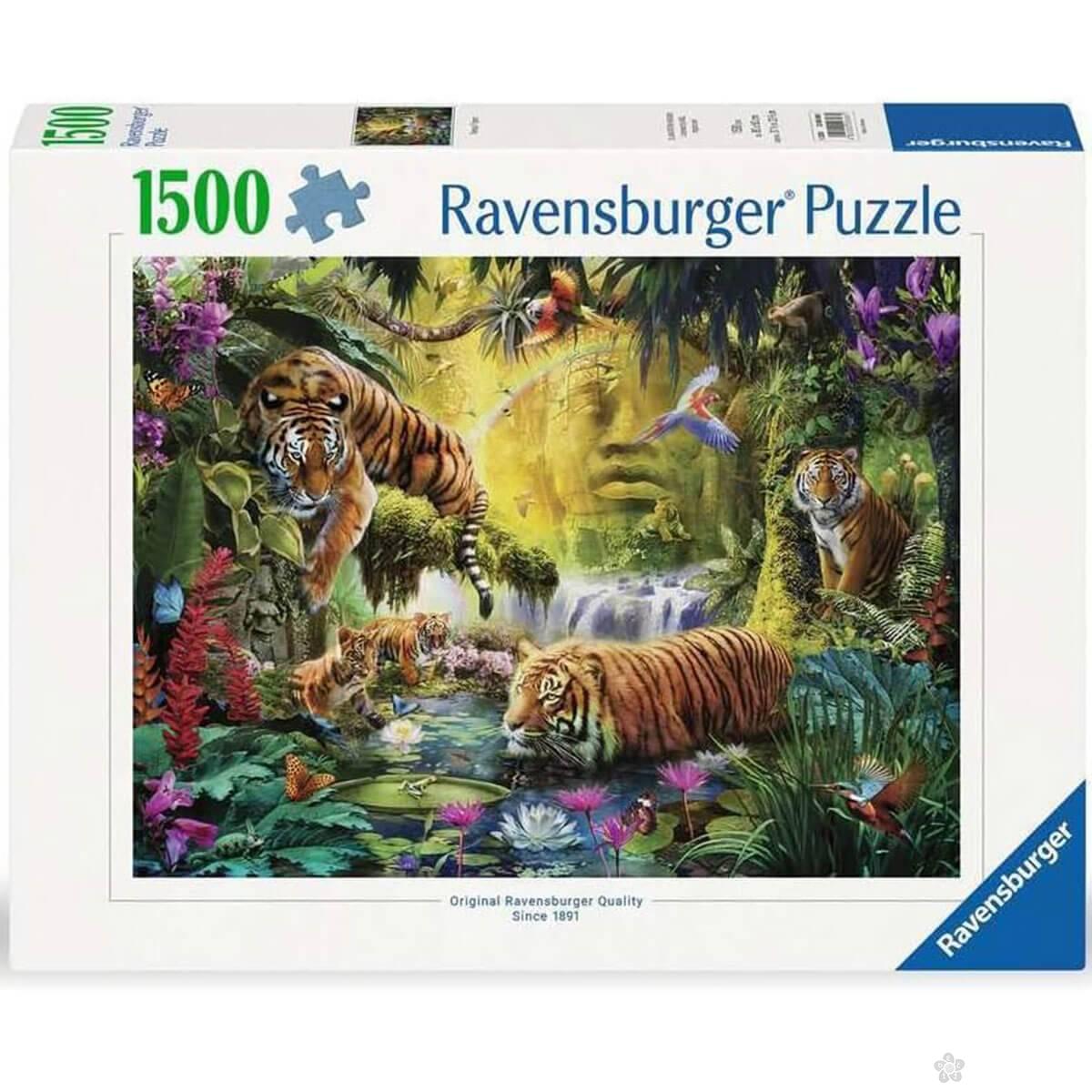 Ravensburger puzzle Tigrovi u tišin RA12000696 