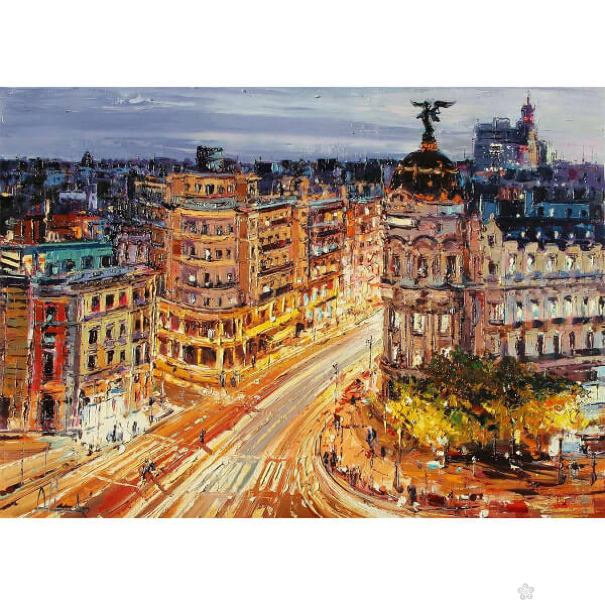 Ravensburger puzzle Ulica Gran Vija, Madrid RA12000609 