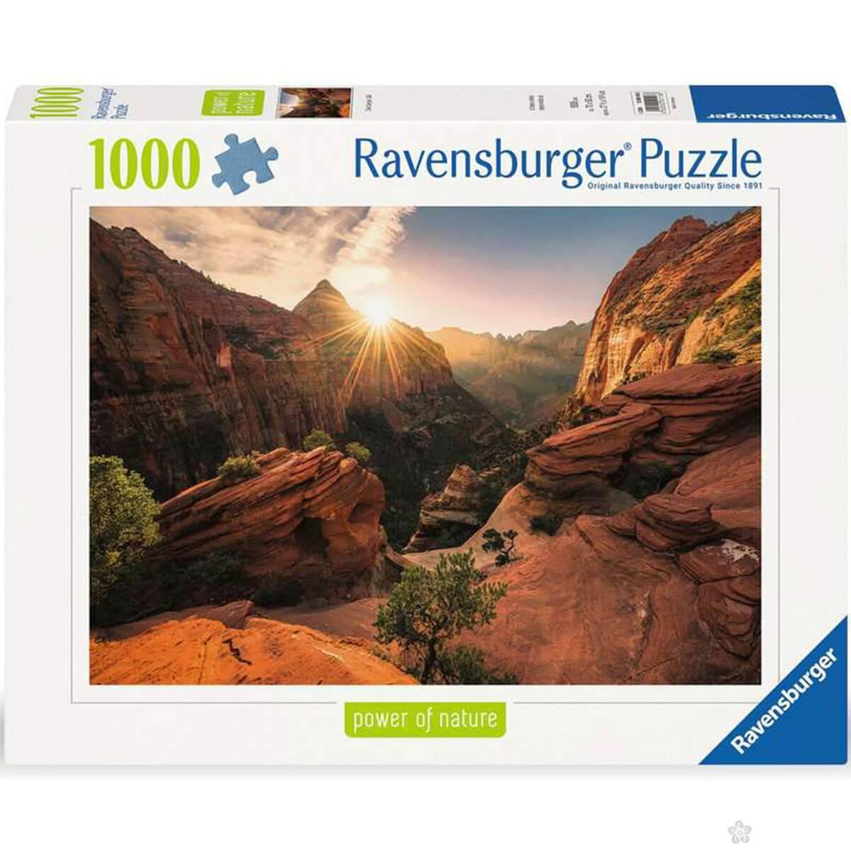 Ravensburger puzzle Zion Canyon USA RA12000118 