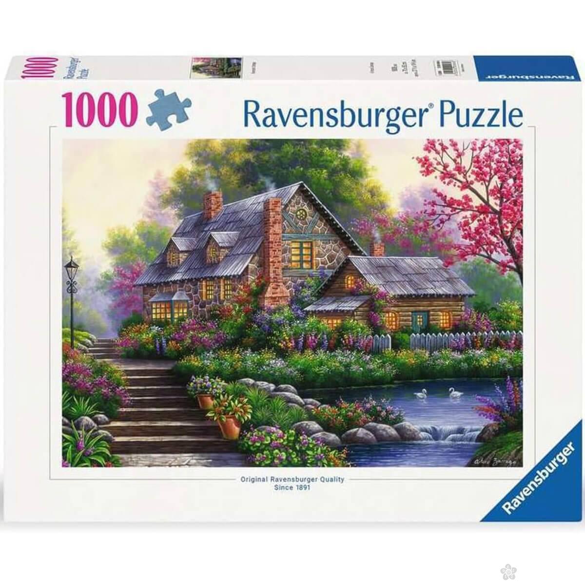 Ravensburger puzzle Romantična koliba RA12000464 