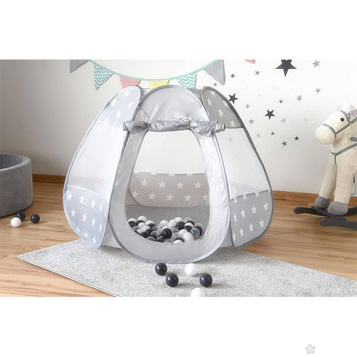 Šator Bellox White stars sa 50 loptica 553417 