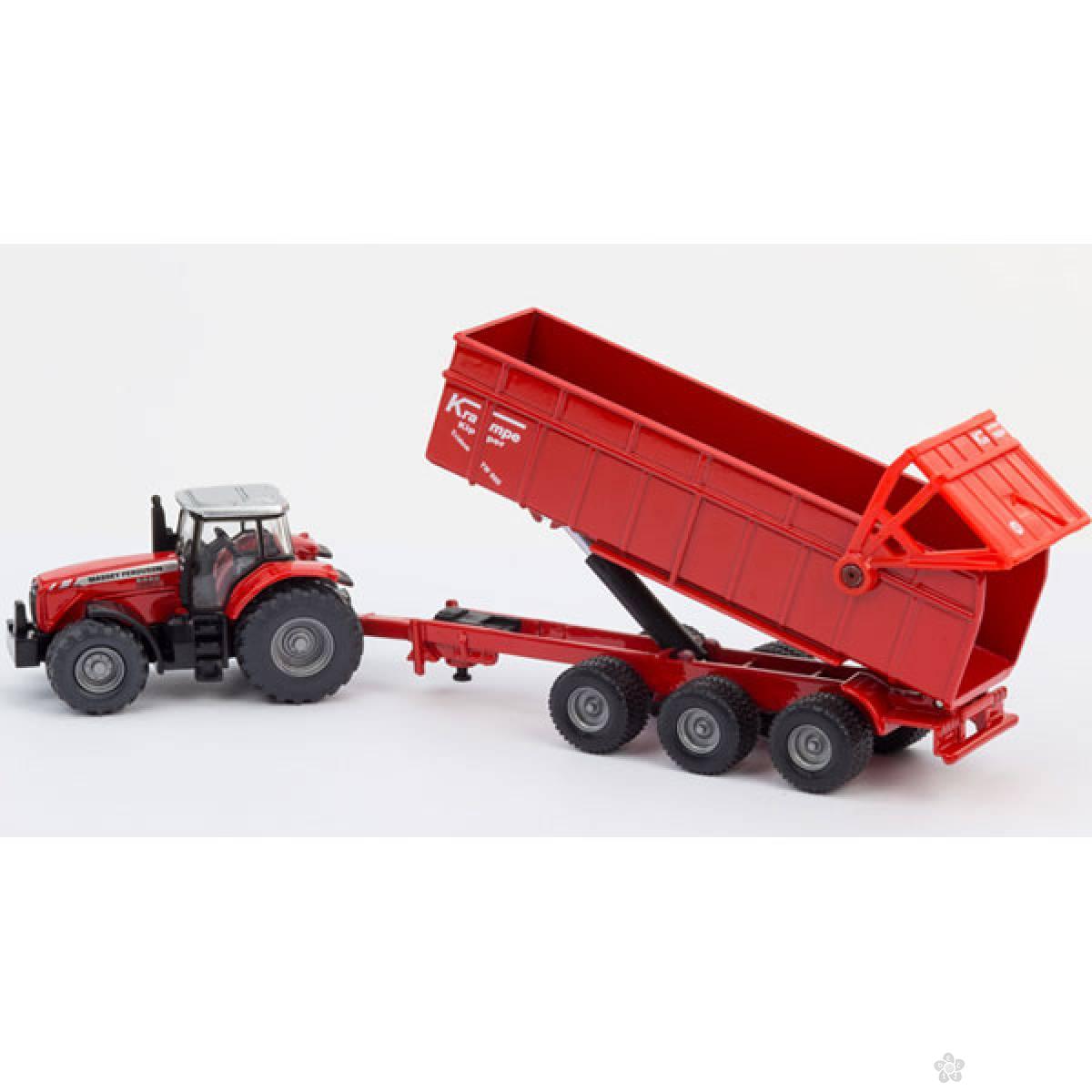 Traktor Massey Ferguson sa prikolicom 1844 