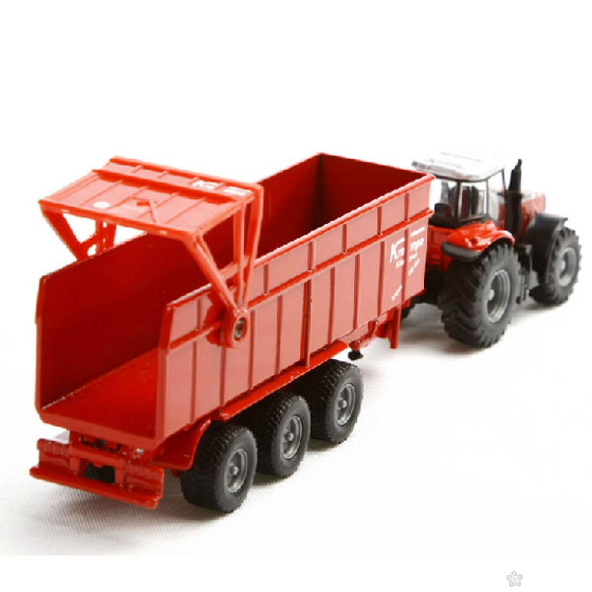 Traktor Massey Ferguson sa prikolicom 1844 