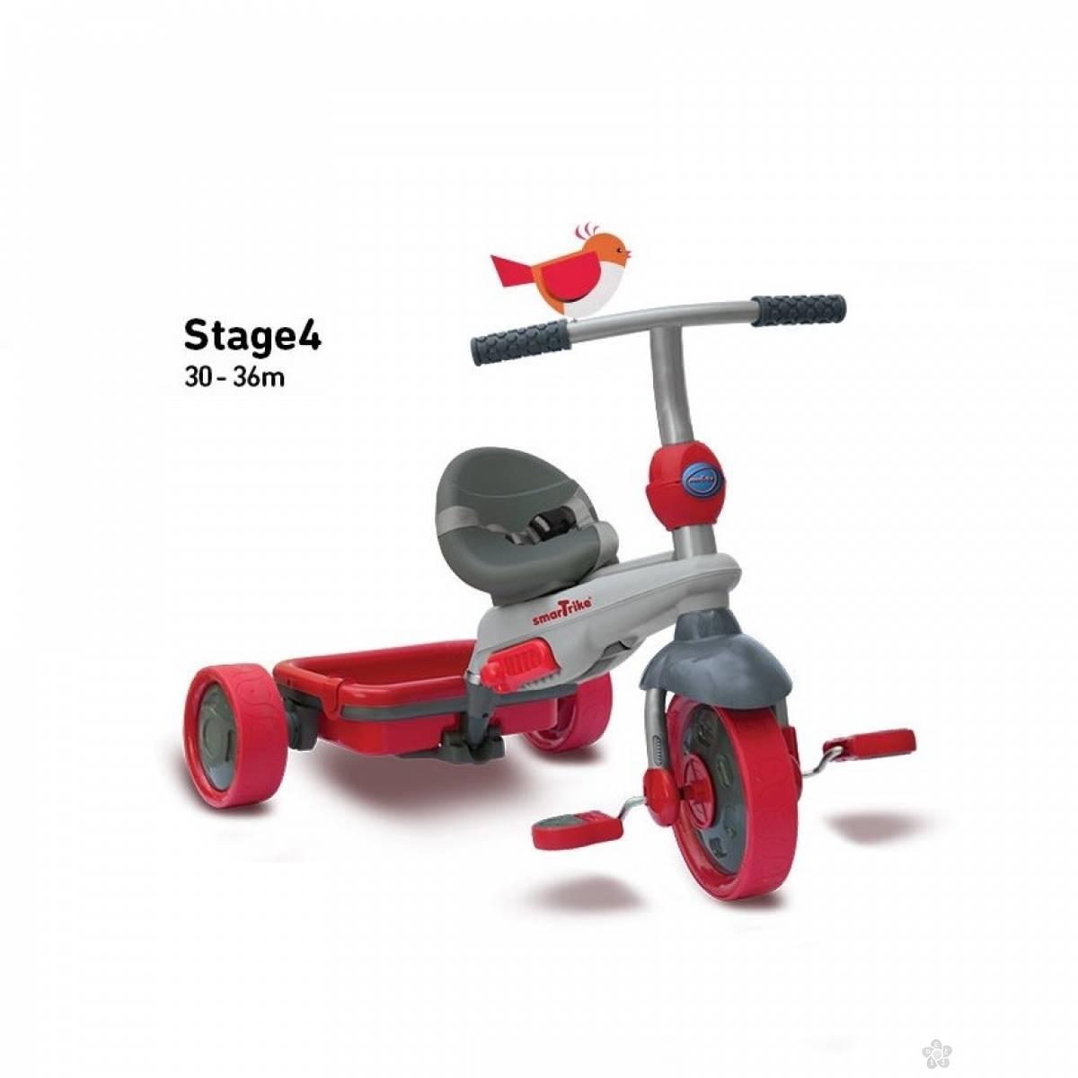 Tricikl za decu Smart & Go  crveni 5 u 1,7000100 