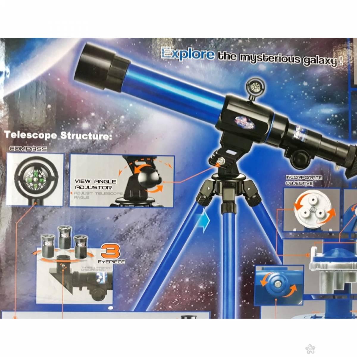 Teleskop i Mikroskop Set – BEST LUCK 2u1 296100 