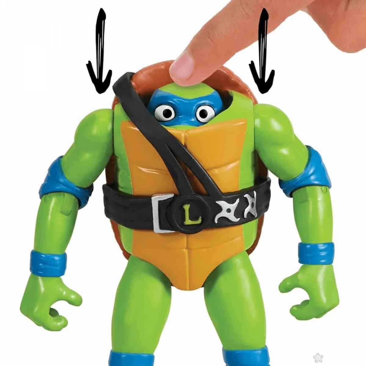 TMNT figura Leonardo sa skrivajućom glavom 