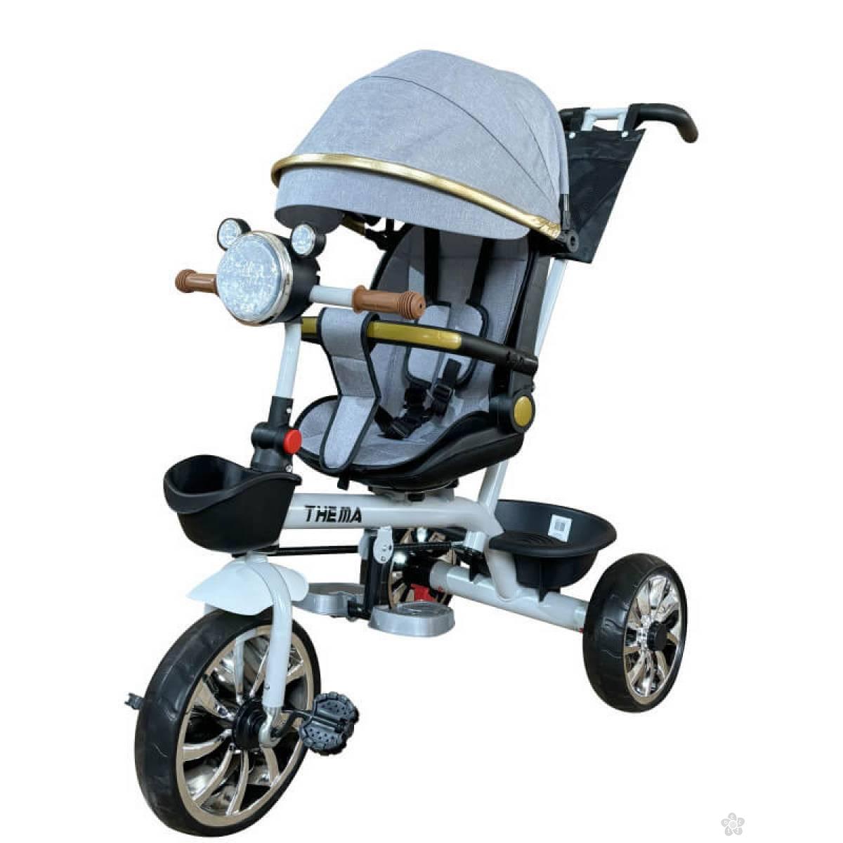 Tricikl TS-610 sivi 
