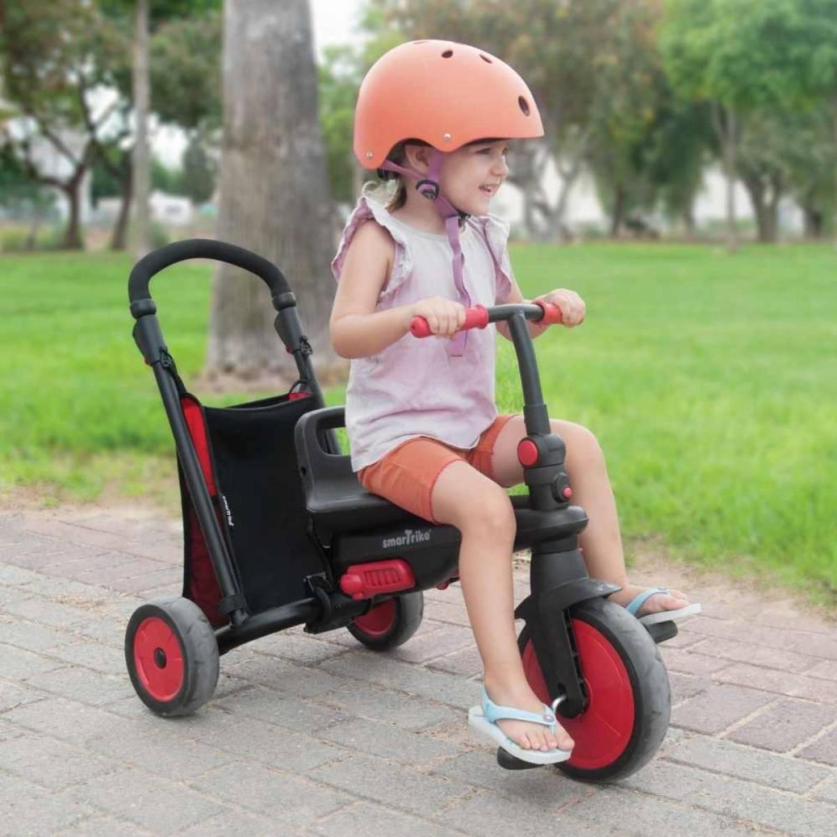 Tricikl Smart Trike Folding 300 plus 9M+ red 5021502 