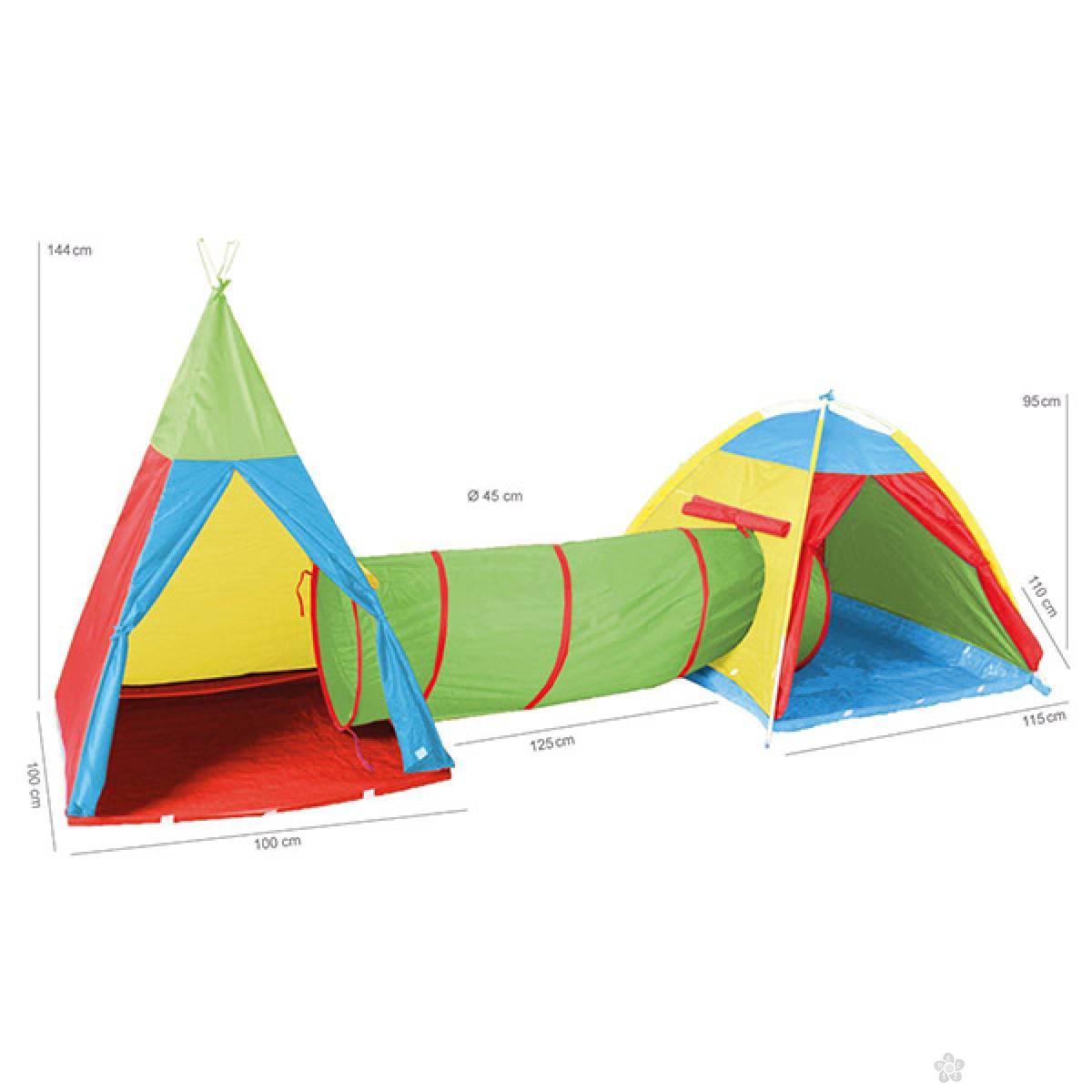 Tunel i dva šatora Knorr Toys 55200 