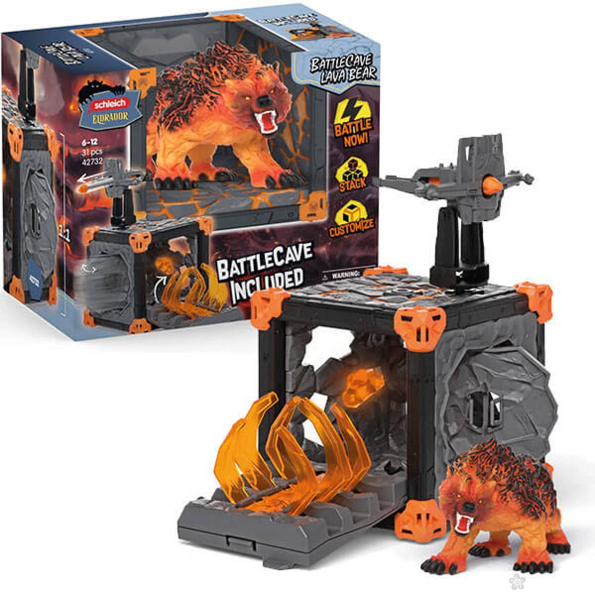 Vatrena borbena arena BattleCave lava bear  42732 